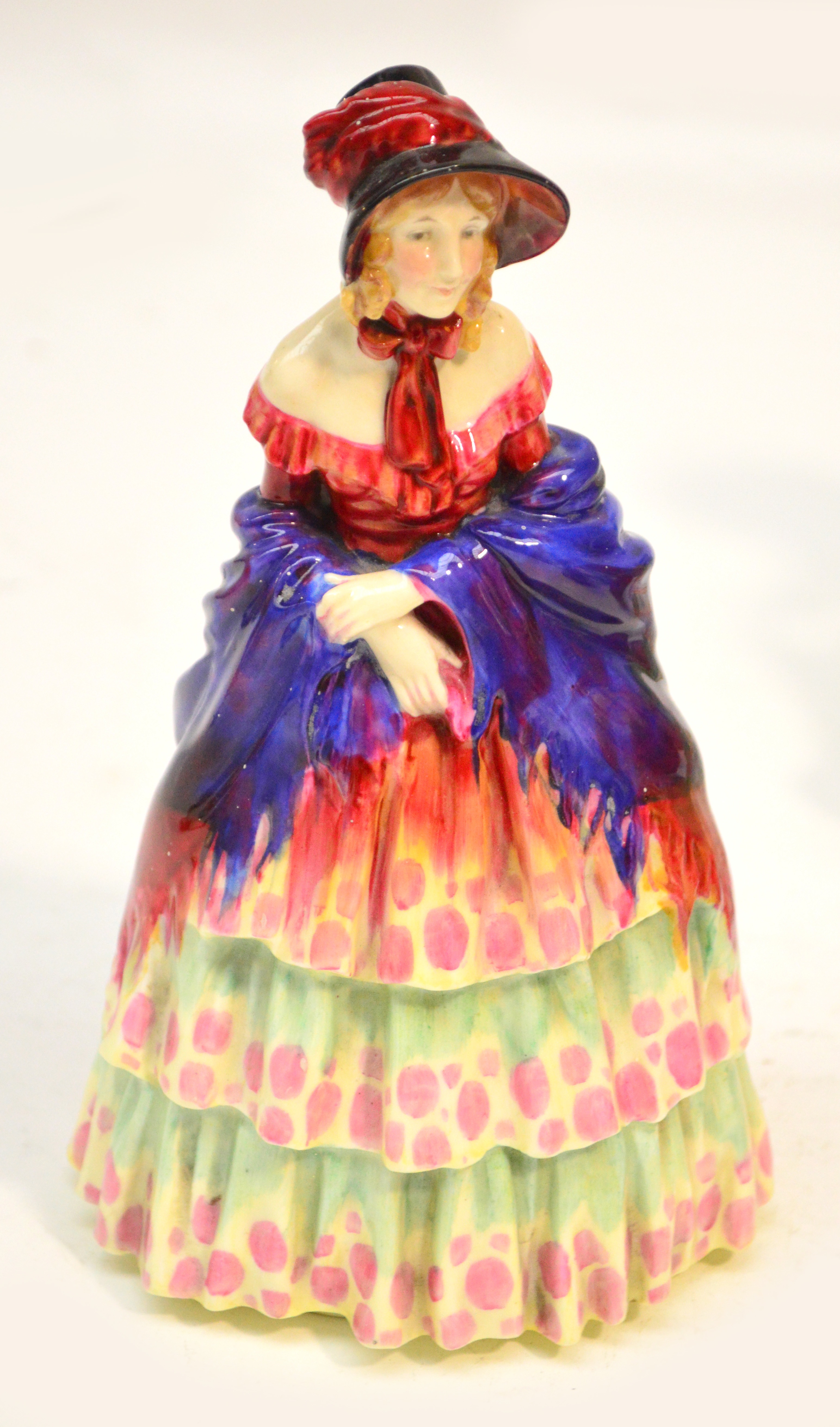 A Royal Doulton figurine HN1276 "A Victorian Lady". CONDITION REPORT: Slight wear to glaze on