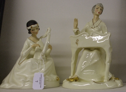 Two Royal Doulton Figures from The Enchantment Collection, `Sonata`, HN 2438, modelled by Peggy