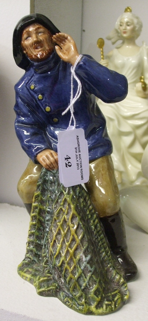 A Royal Doulton Figure, `Sea Harvest`, HN 2257, designed by M. Nicoll, approx 19cm high.