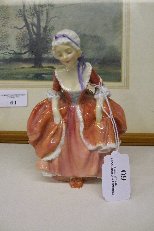 A Royal Doulton Figurine `Goody Two Shoes`, with hand written HN 2037 number, approx 13.5cm tall.