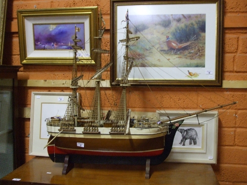 A Model of the `Peggy Rose`.