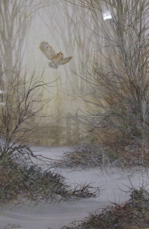 An Acrylic Winter Landscape by Bradley Bigden, signed l.l.