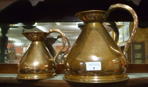 Two Copper Jugs.