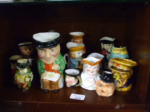 A Quantity of Toby and Character Jugs.