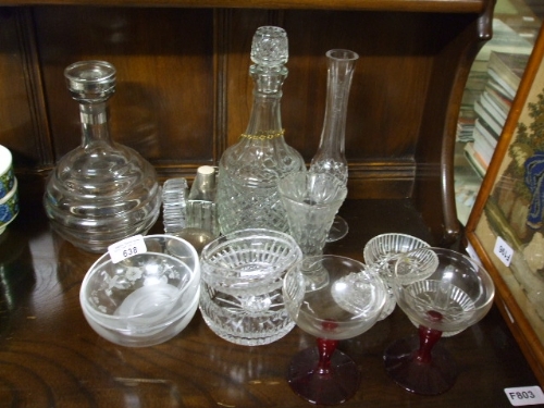 A Quantity of Glassware.