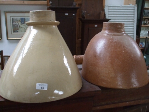 Two Vintage Lavatory Bowls.