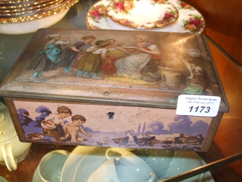 A Well Decorated Vintage Tin.