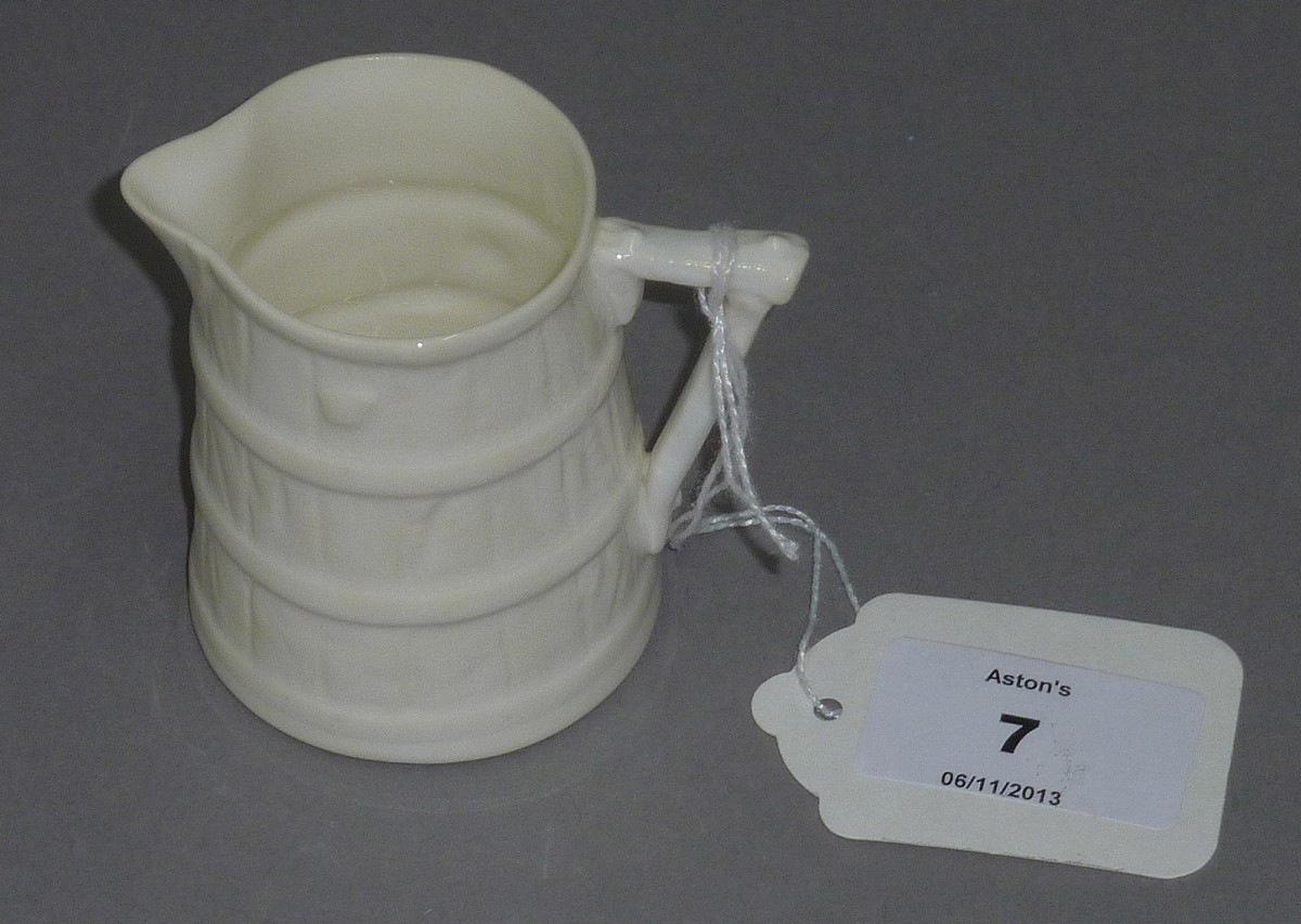 Royal Worcester miniature jug. Height 7cm.