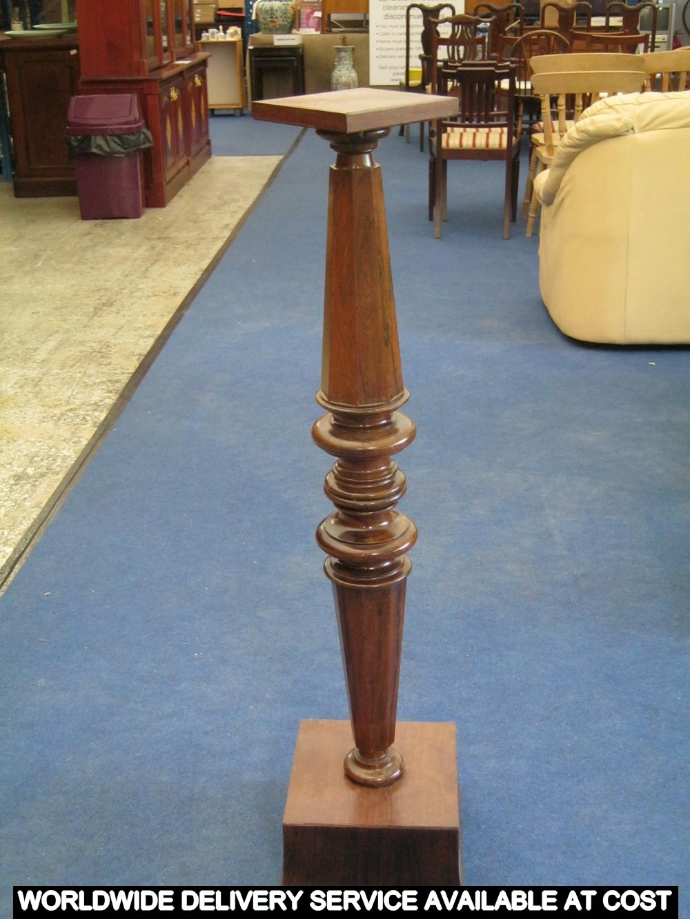 Rosewood pedestal