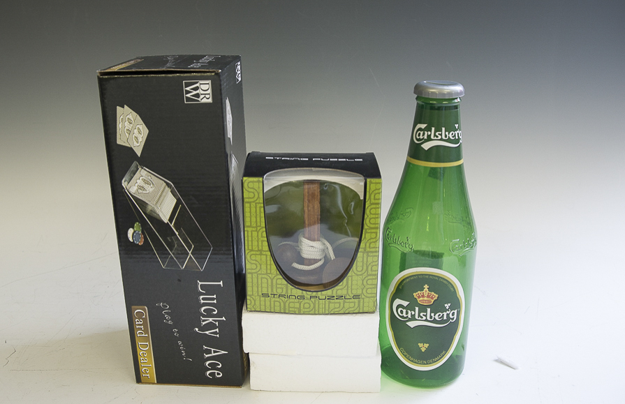 A Beer moneybox and Poker set