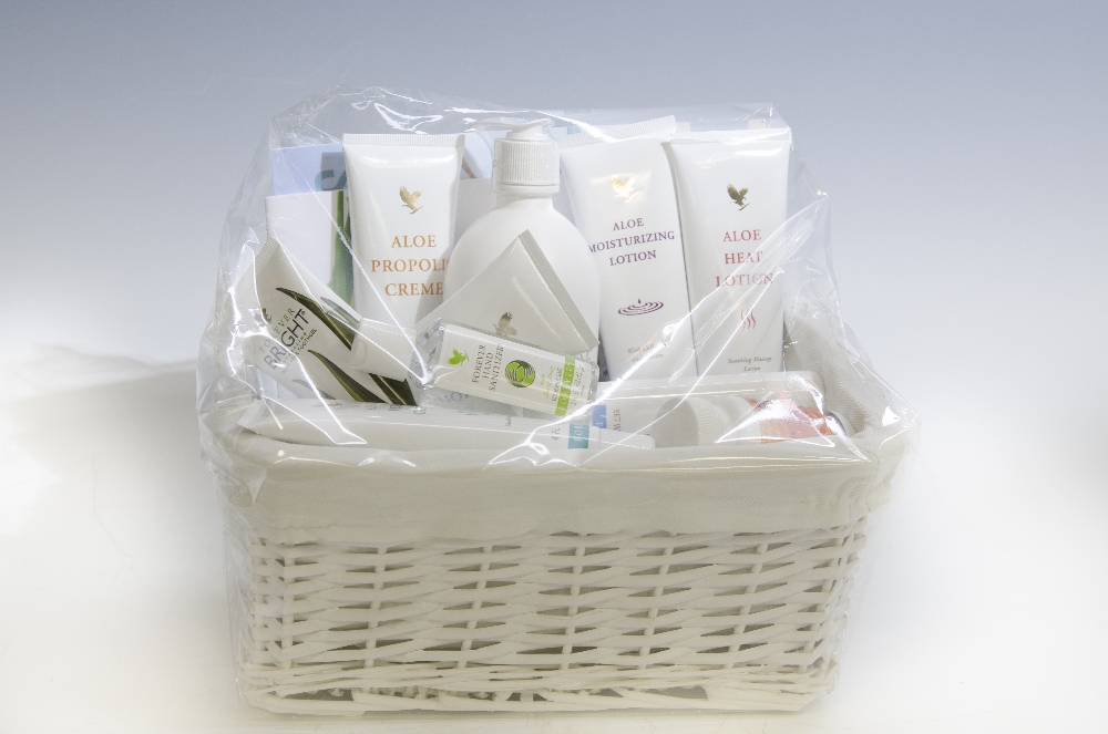 Donated by Forever Living, a wonderful gift set that consists of Aloe moisturising lotion, Aloe heat