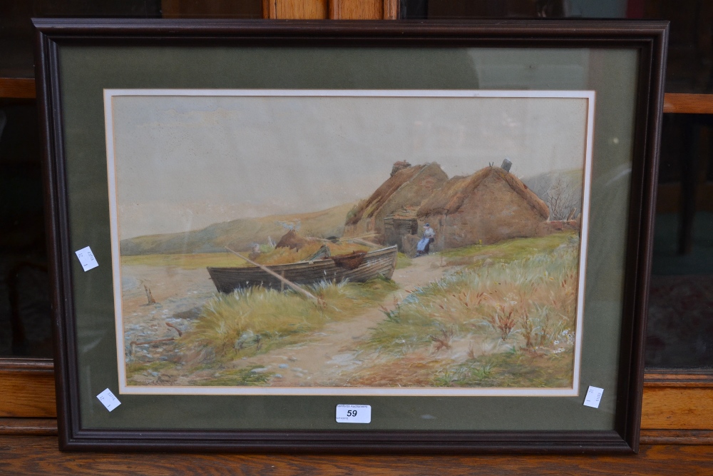 W Carlan Ayrshire  signed, watercolour