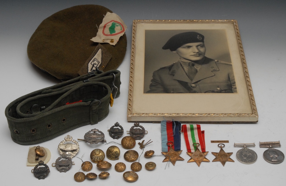 Medals, World War Two and Kenya, Desert Rat, group of five, 1939/45, Africa with 8th Army clasp,