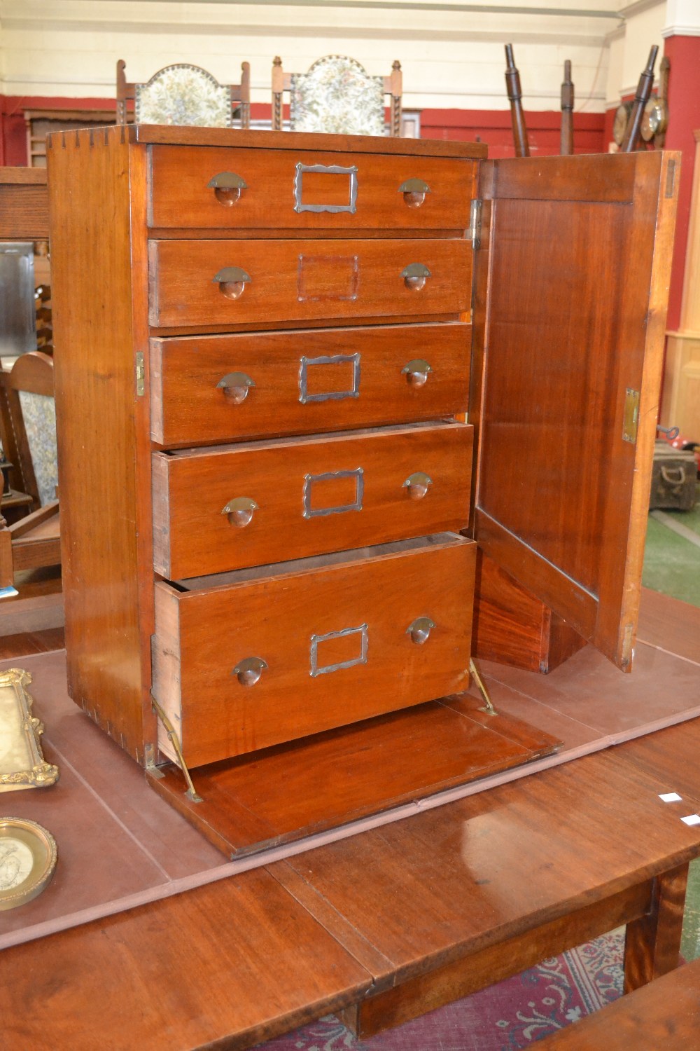 A 19th century fitted campaign chest