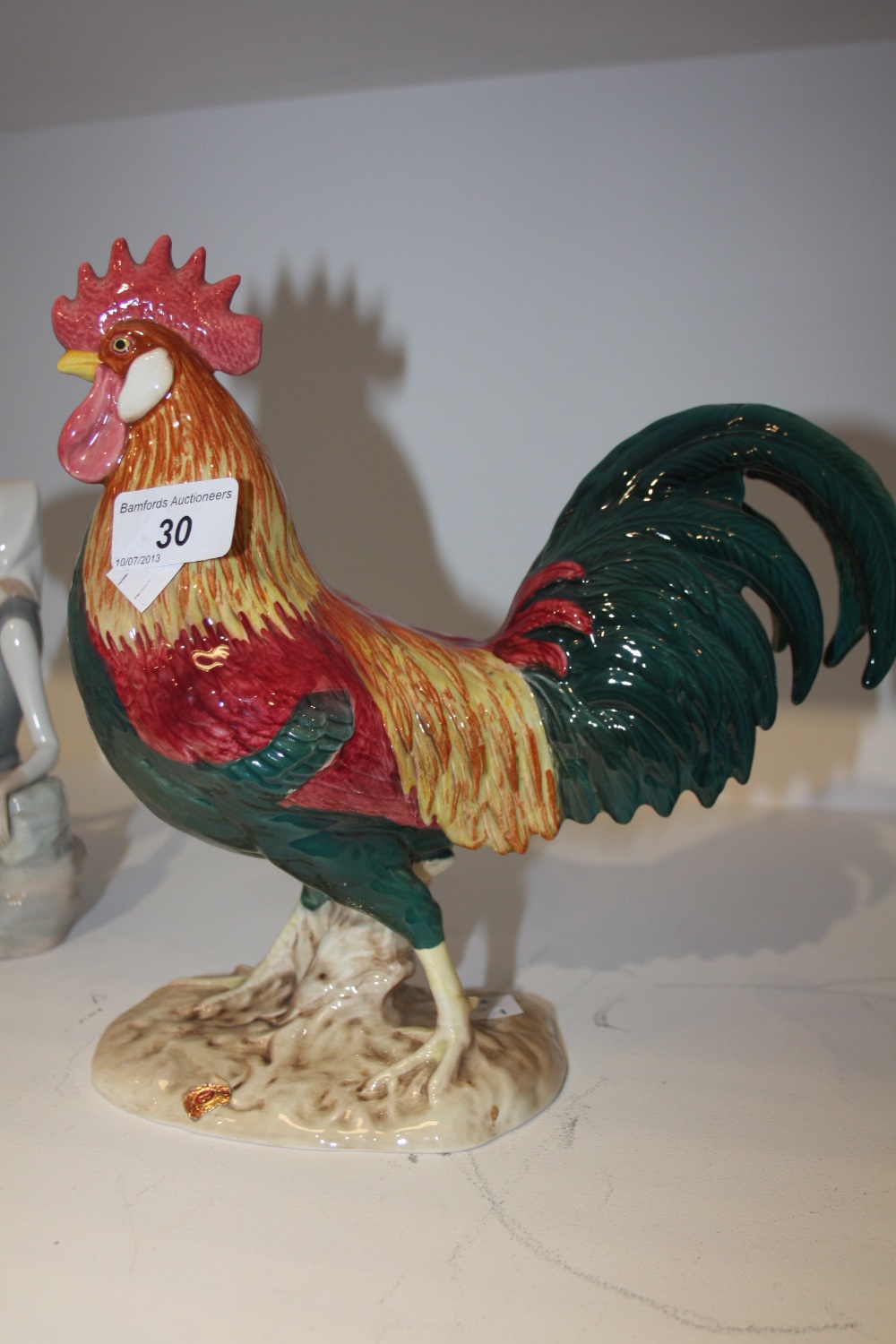 A Beswick Leghorn cockerel, designed by Arthur Gredligton, model no.1892