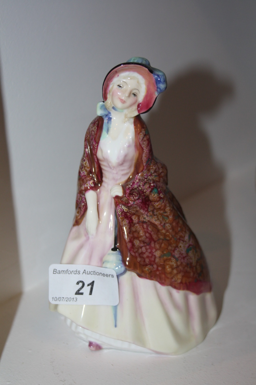 A Royal Doulton figure, Paisley shawl, HN1988