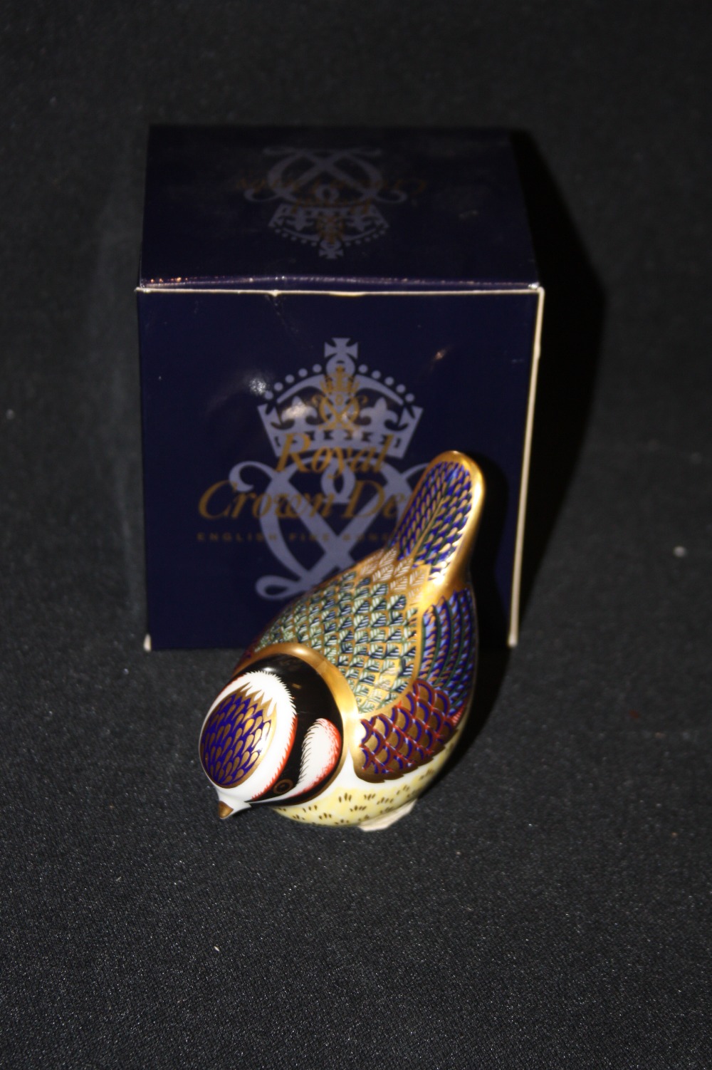 A Royal Crown Derby paperweight, Blue Tit