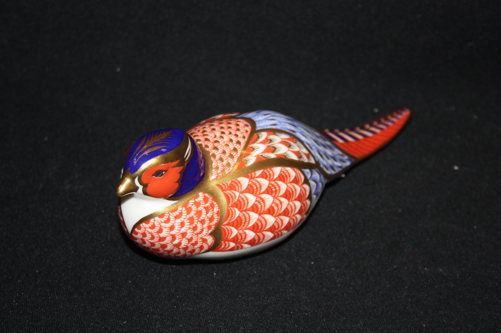 A Royal Crown Derby paperweight,  Pheasant