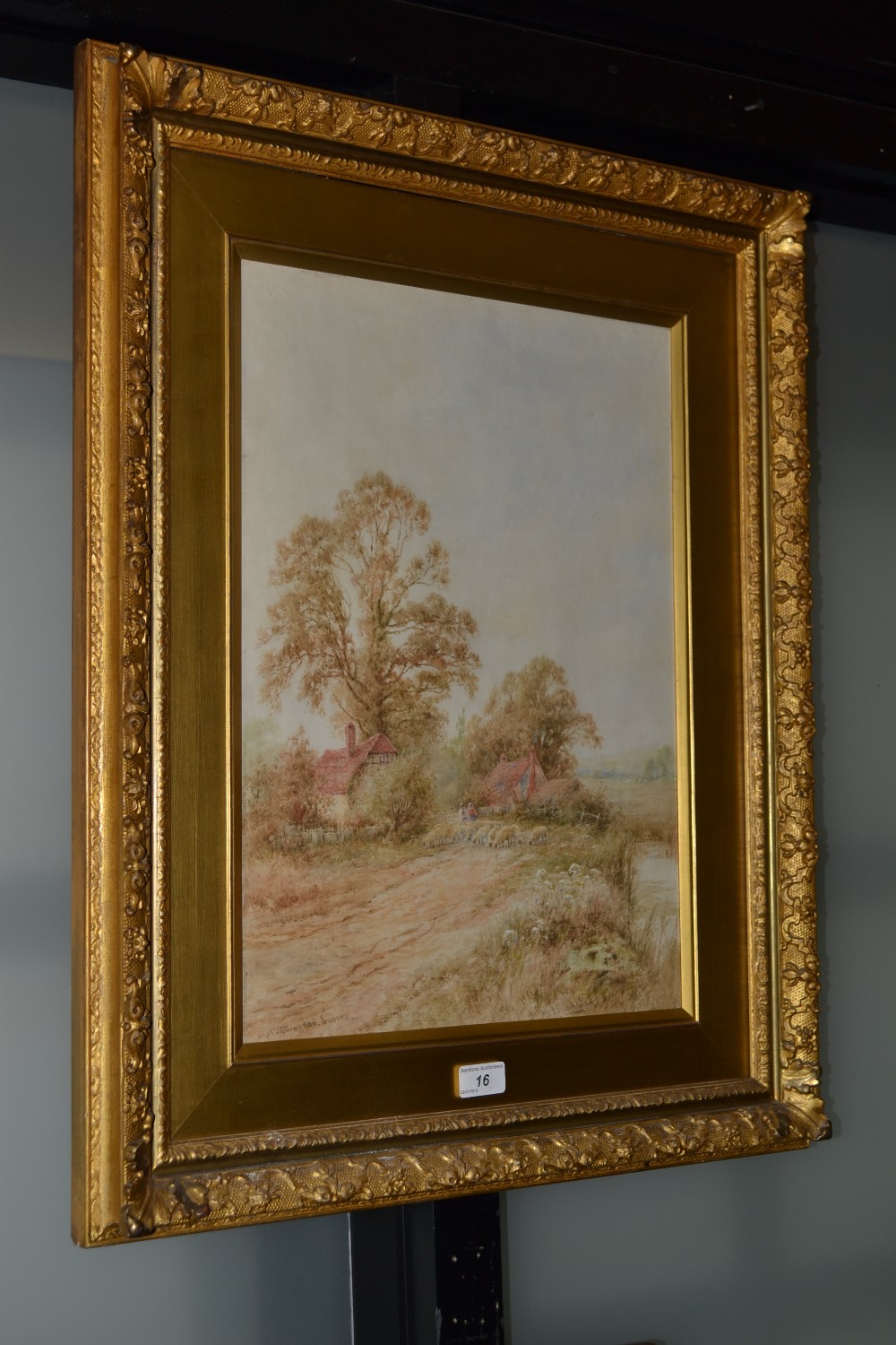 Henry John Kinnard (fl.1880-1920) Near Willingdon, Sussex signed, titled, watercolour, 49cm x 36cm