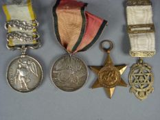 A Victorian Crimea pair, Crimea Medal and Turkish Crimea Medal, un-named, the Crimea medal with