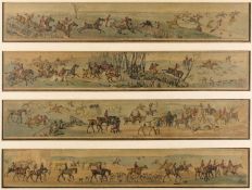 After H. Alken - A set of twelve hunting and coaching coloured engravings, each inscribed beneath, 9