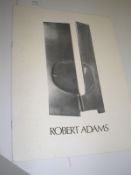 ADAMS, Robert Grieve, Alastair. Robert Adams 1917-1984. Illust, card covers, 4to, Tate Gallery,