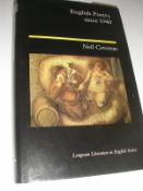 CORCORAN, Neil - English Poetry since 1940 cloth in d/w, 1993. With a shelf of modern poetry inc.