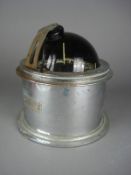A 4 inch liquid filled compass dial by E S Ritchie Inc, Massachusetts with domed magnifying lens