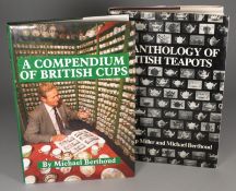 Two ceramic reference books Michael Berthoud ‘A Compendium Of British Cups’, together with Miller
