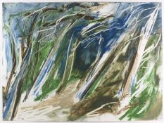 Juliet Schubart [20/21st century] - Paradon, Provence I `95 - signed, oil pastel, 22 x 29cm.