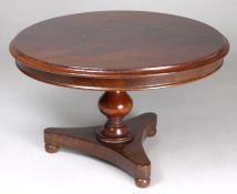 A 19th Century mahogany veneered apprentice piece table.