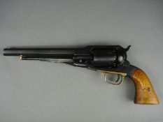 A Remington `New Army Model` six shot .44 calibre percussion cap revolver:, circa 1861, No 41956,