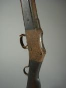 An 1875 B.S.A .577 calibre Maritini action rifle:, the barrel with ladder rear sight, stamped to