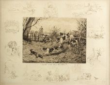 Frank Paton [1856-1909]: A group of 16 small lithographs, each with extensive vignettes and signed