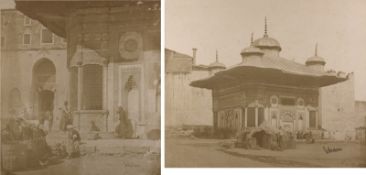 James Robertson [1813-1888] Two salt print photographs (i) The Fountain of Ahmed III,