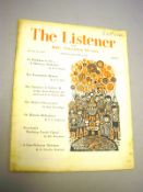 PERIODCALS: The Listener: 1952-1982, (50+ copies), cover illustrators inc. Lawrence Scarfe,
