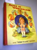 CARROLL, Lewis: Alice in Wonderland ... with `Come To Life` panorama: pop-up plate detached but