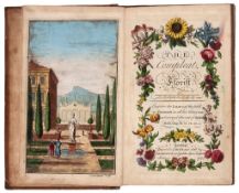 Duke (J.) - The Compleat Florist,  first edition in book form  ,   engraved and hand-coloured