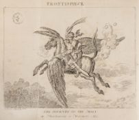 Cruikshank (George).- [Raspe (Rudolph Erich)].- Munchausen at Walcheren: or a continuation of the