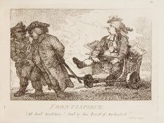 Rowlandson (Thomas) [Picturesque Beauties of Boswell] second edition, no titles, 20 etchings by