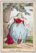 Heath (William) Theatrical Characters the set of 10 hand-coloured etchings, very slight marginal