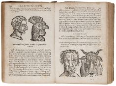 Porta (Giovanni Battista della) De humana physiognomonia woodcut printer`s device on title, 82