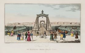 Bruce (J.) Select Views of Brighton 7 hand-coloured aquatint plates and hand-coloured engraved `Plan