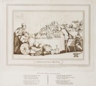 Rowlandson (Thomas) The Comforts of Bath reprint, 12 etchings with aquatint after Rowlandson,