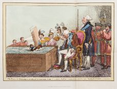 Gillray (James) The Caricatures of Gillray 86 hand-coloured etched plates on 82 sheets, a few with