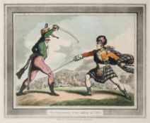 Rowlandson (Thomas) Hungarian & Highland Broad Sword. Twenty Four Plates... under the direction of