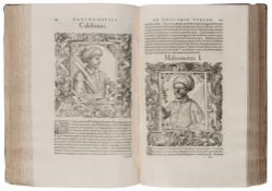 Turkey.- Giovio (Paolo,  Bishop of Nocera) Vitæ Illustrium virorum, 2 vol. in 1, fourth collected