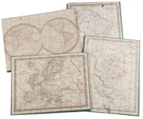 Jigsaw maps.- Boxed set of 8 jigsaw maps double-hemishpere world, Africa, North America, South