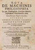 Zucchi (Nicoló) - Nova de machinis philosophia: in qua, paralogismis antiquae detectis, explicantur