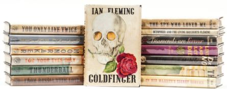 Fleming (Ian) [A Complete Set of the James Bond Novels] 14 vol., comprising: Casino Royale, third